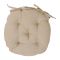 ПОДУШКА ДЛЯ КРЕСЛА, COMPTOIR DE FAMILLE,  ROUND CHAIR PAD CHAMBRAY BEIGE D40CM COTTON, АРТИКУЛ 5451