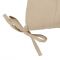 ПОДУШКА ДЛЯ КРЕСЛА, COMPTOIR DE FAMILLE,  SQARE CHAIR PAD CHAMBRAY BEIGE 40X40CM COTTON, АРТИКУЛ 5452