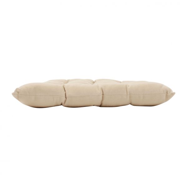 ПОДУШКА ДЛЯ КРЕСЛА, COMPTOIR DE FAMILLE,  SQARE CHAIR PAD CHAMBRAY BEIGE 40X40CM COTTON, АРТИКУЛ 5452