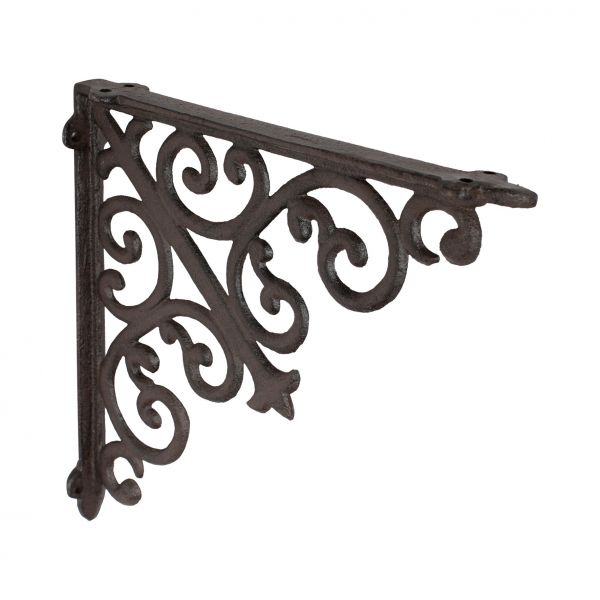 КРОНШТЕЙН ДЛЯ ПОЛКИ, COMPTOIR DE FAMILLE,  BRACKET FOR SHELF MODULE NAT 24.7X24.7X3 CAST IRON, АРТИКУЛ 640