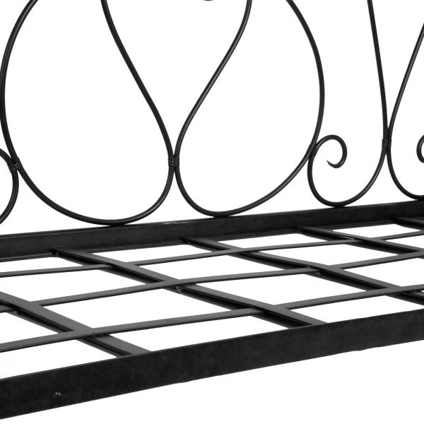 БАНКЕТКА 2х местная кованая ЗАВИТОК, COMPTOIR DE FAMILLE, 123 х 60х В94 см., артикул 699