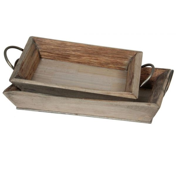 ПОДНОСЫ НАБОР ИЗ 2-х шт..,  44/51см. х 25/33 см., дуб,  COTE TABLE, 24419